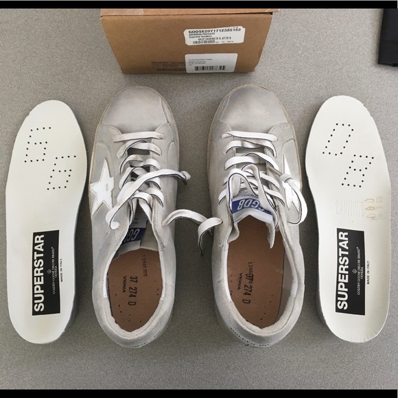 Golden Goose Superstar in Ice Suede sz 37 NIB - Picture 7 of 8